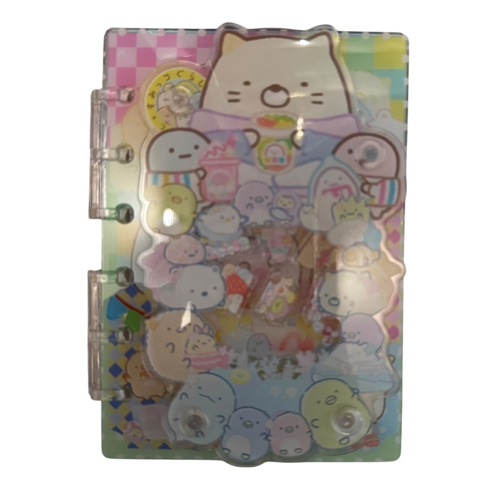 Sumikko Gurashi A7 Shaker Notebook 6 Ring Binder San-X Kawaii Journal Stationery
